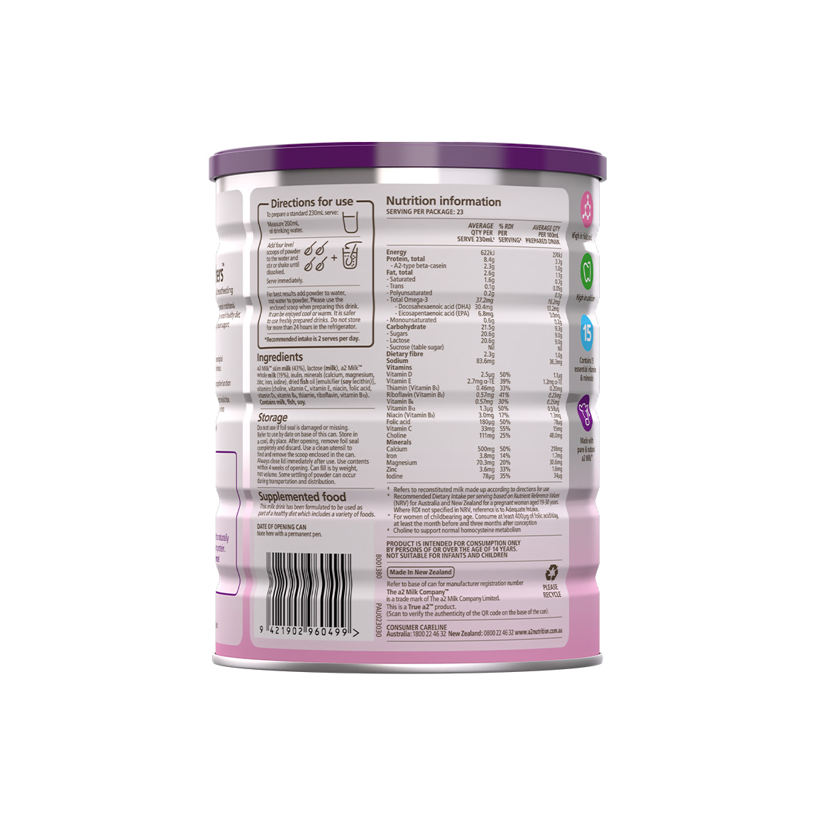 a2 Nutrition for mothers™