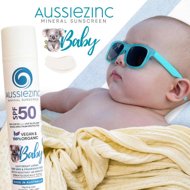 AussieZinc Baby Mineral Sunscreen SPF50