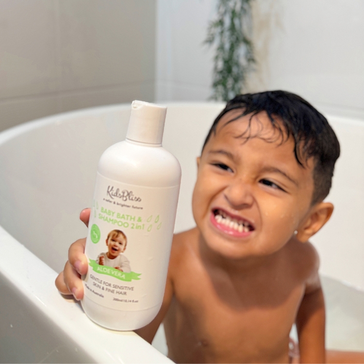 Baby Bath & Shampoo 2 in 1 – Aloe Vera 300ml