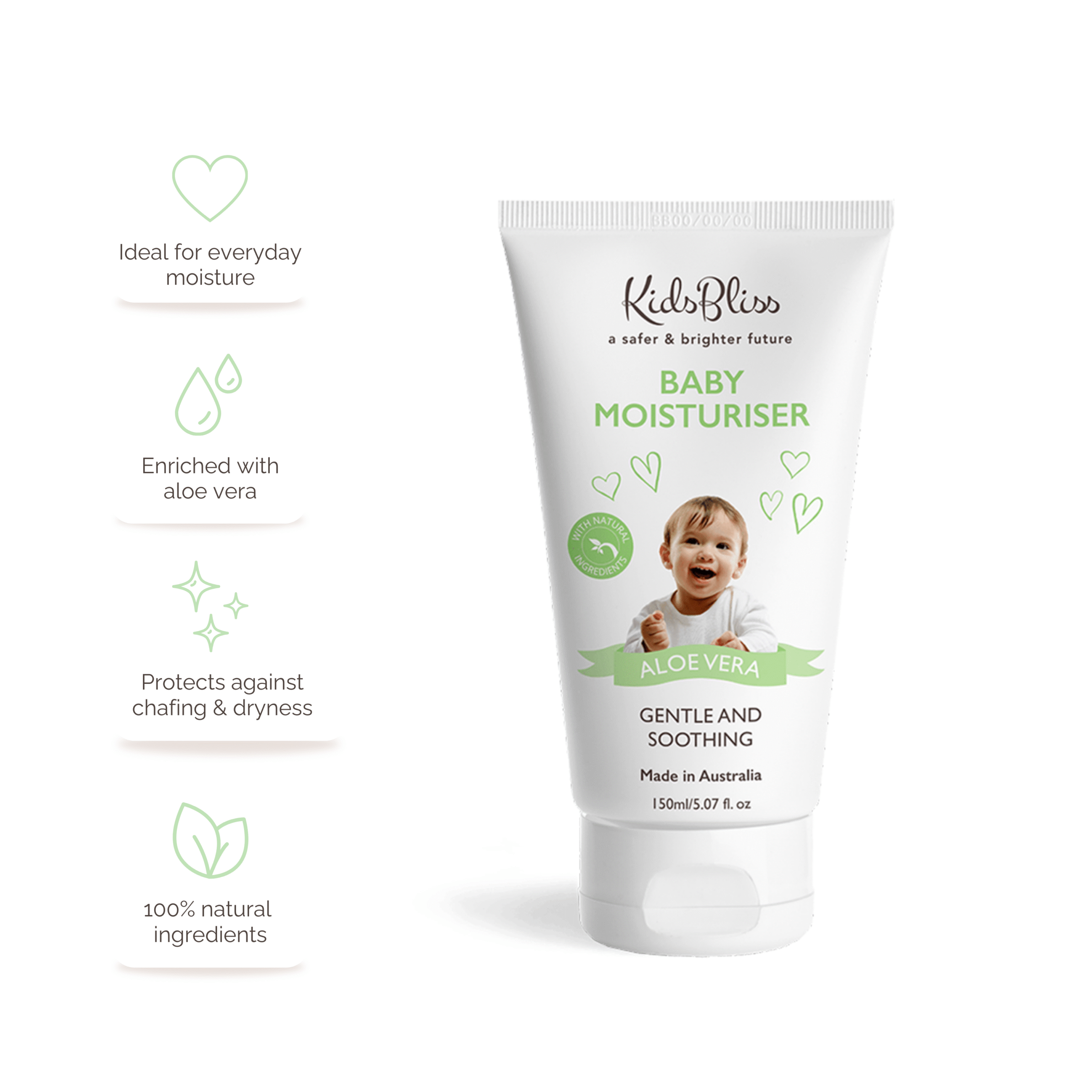 Baby Moisturiser Aloe Vera 150ml