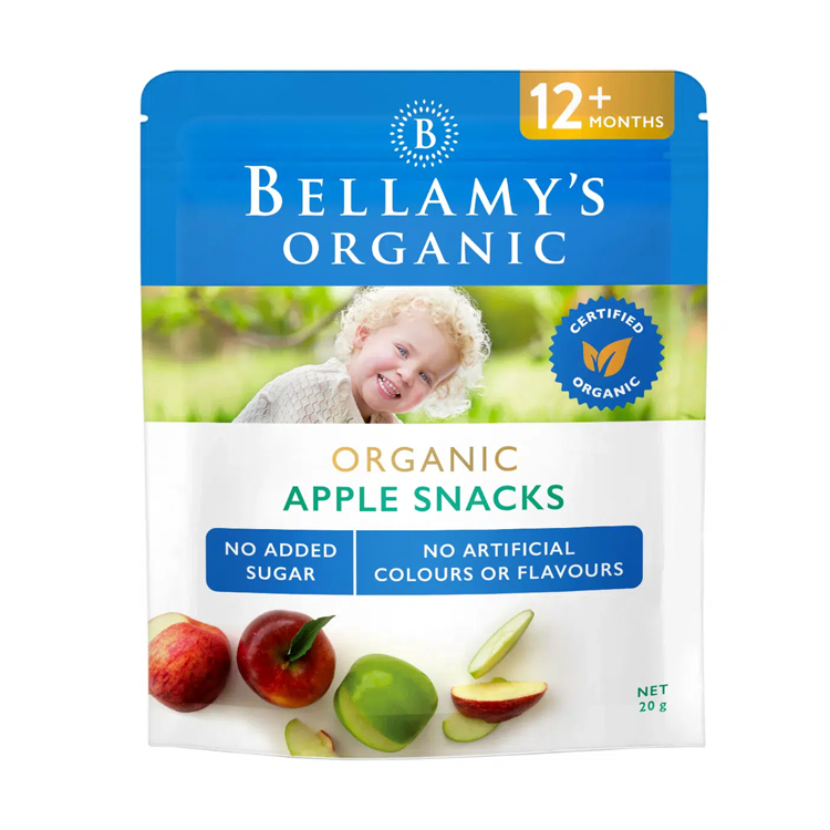 Bellamy’s Organic Apple snacks