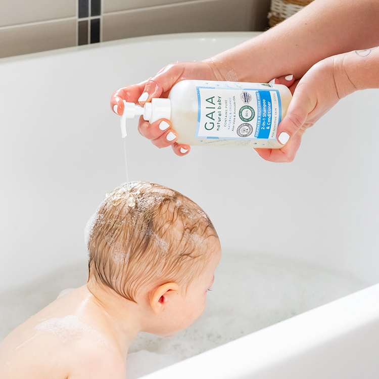 GAIA Natural Baby 2 in 1 Shampoo & Conditioner