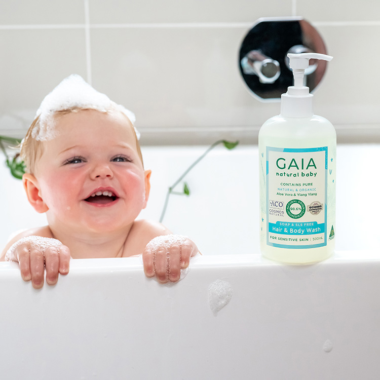 GAIA Natural Baby Hair & Body Wash