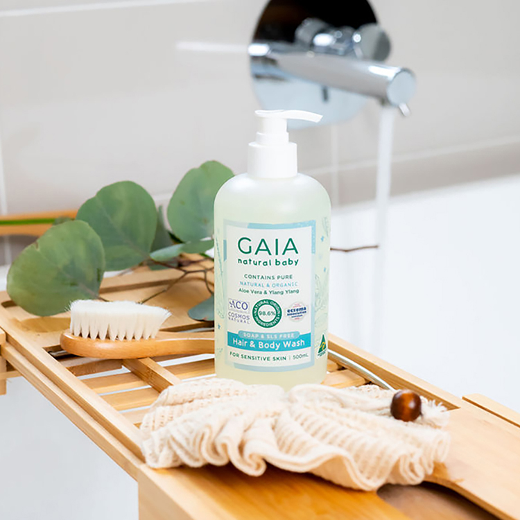 GAIA Natural Baby Hair & Body Wash