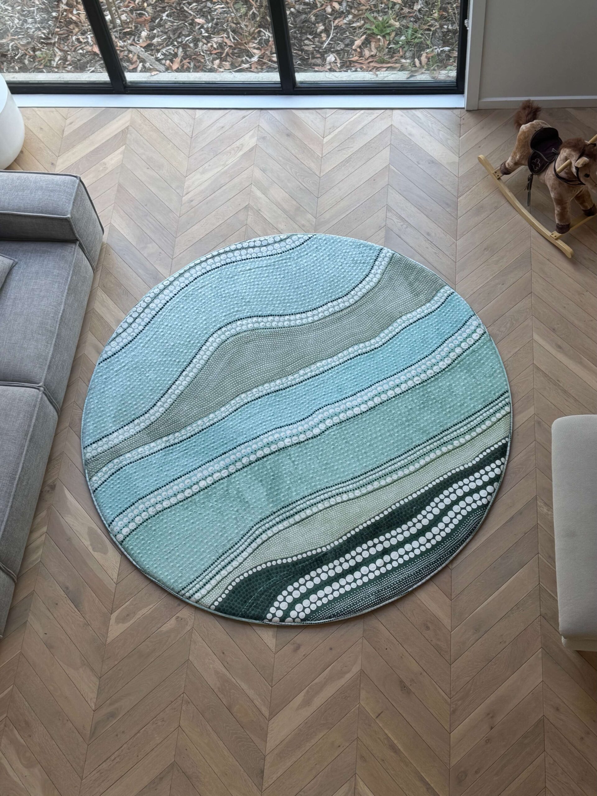 Girliny Girlinyji Reef -By Studio Lowana Snuggle Rug-Sensory Tatami Mat