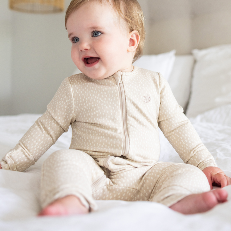 Light Zippee Baby Romper