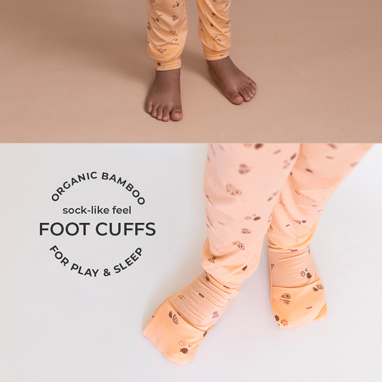 Organic Bamboo Onesies with Silk Mittens (COMFORT range)