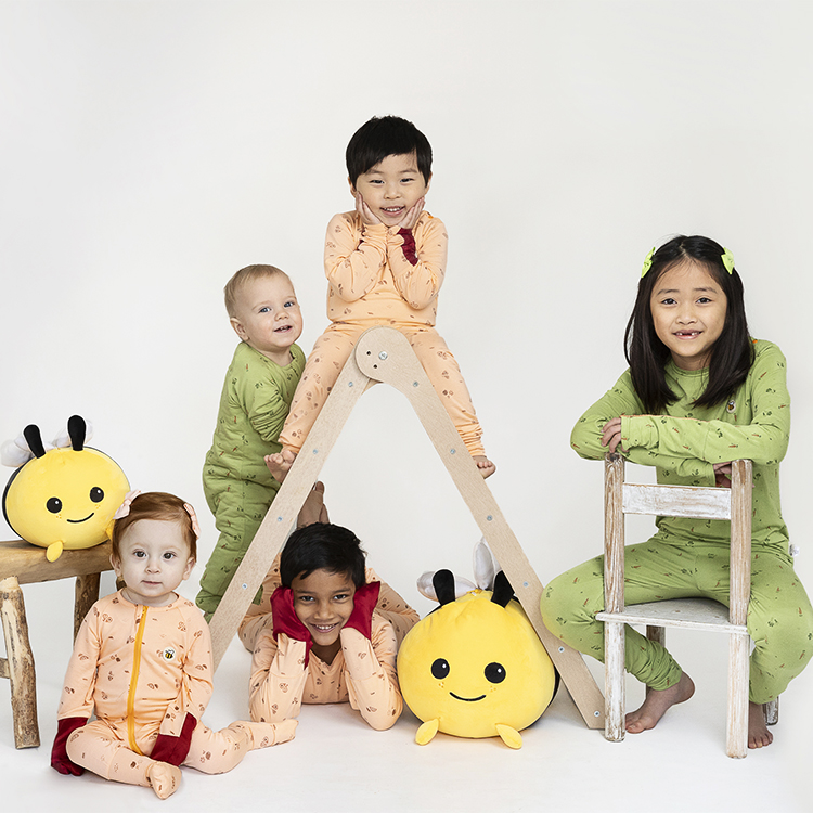 Organic Bamboo Onesies with Silk Mittens (COMFORT range)