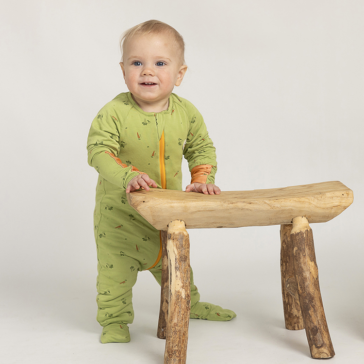 Organic Bamboo Onesies with Silk Mittens (COMFORT range)