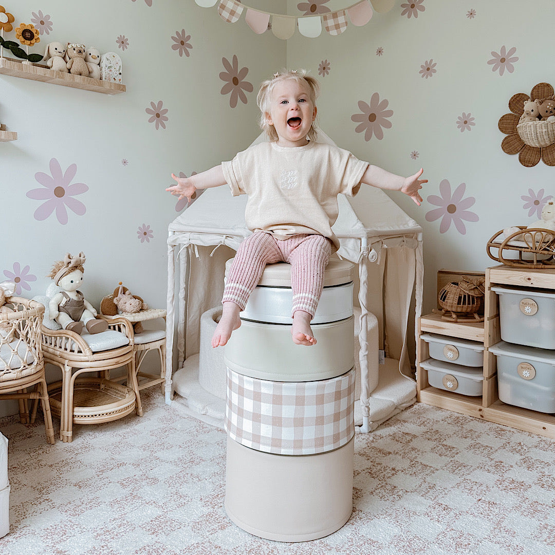 Stepping Stones | Gingham & Sand