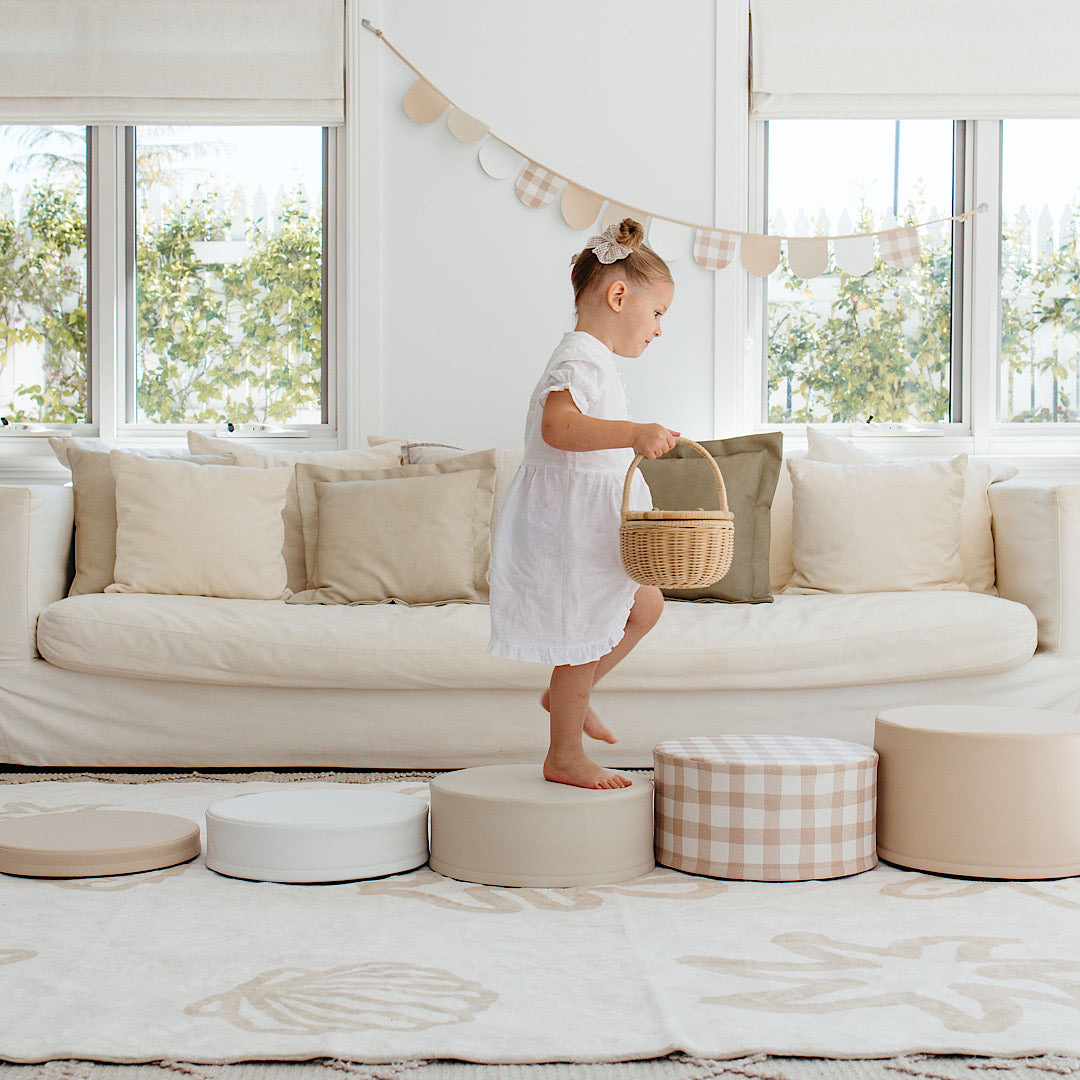 Stepping Stones | Gingham & Sand