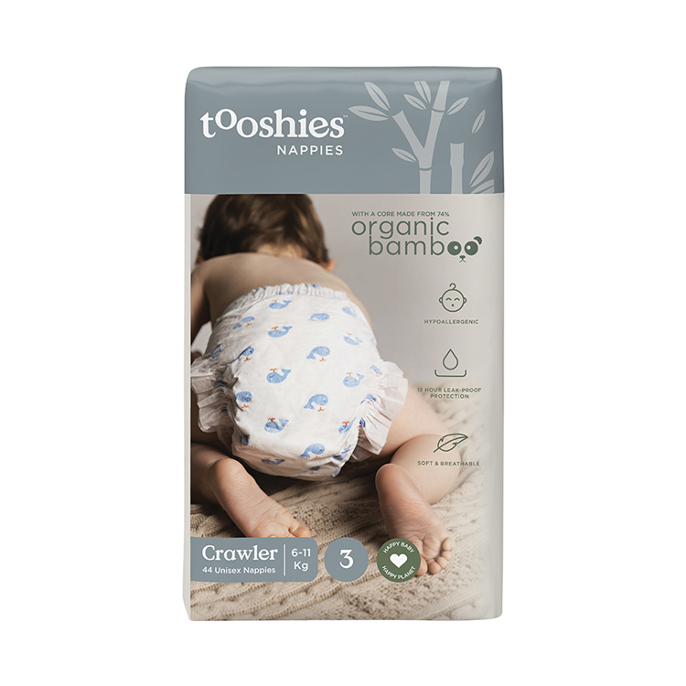 tooshies Nappies with Organic Bamboo