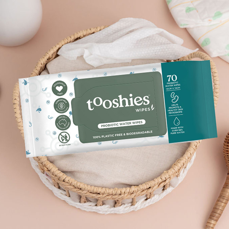 tooshies Probiotic Water Wipes