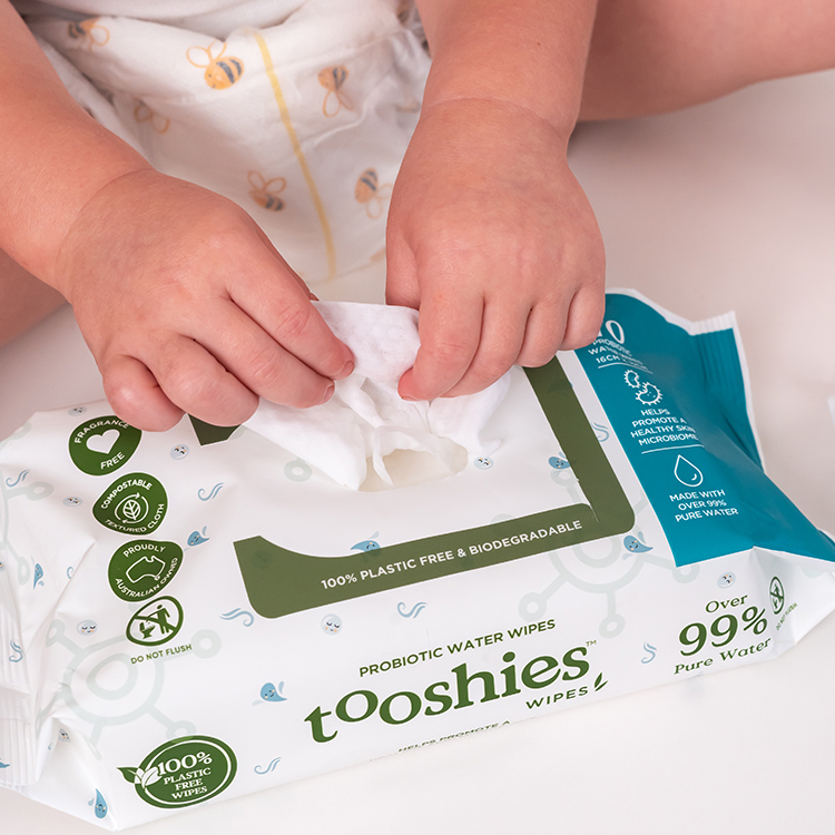 tooshies Probiotic Water Wipes