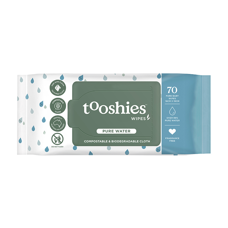 tooshies Wipes Pure Water Baby Wipes