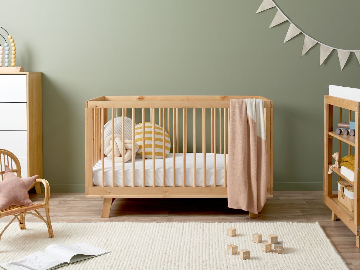 Aspen Classic Cot – Natural Birch