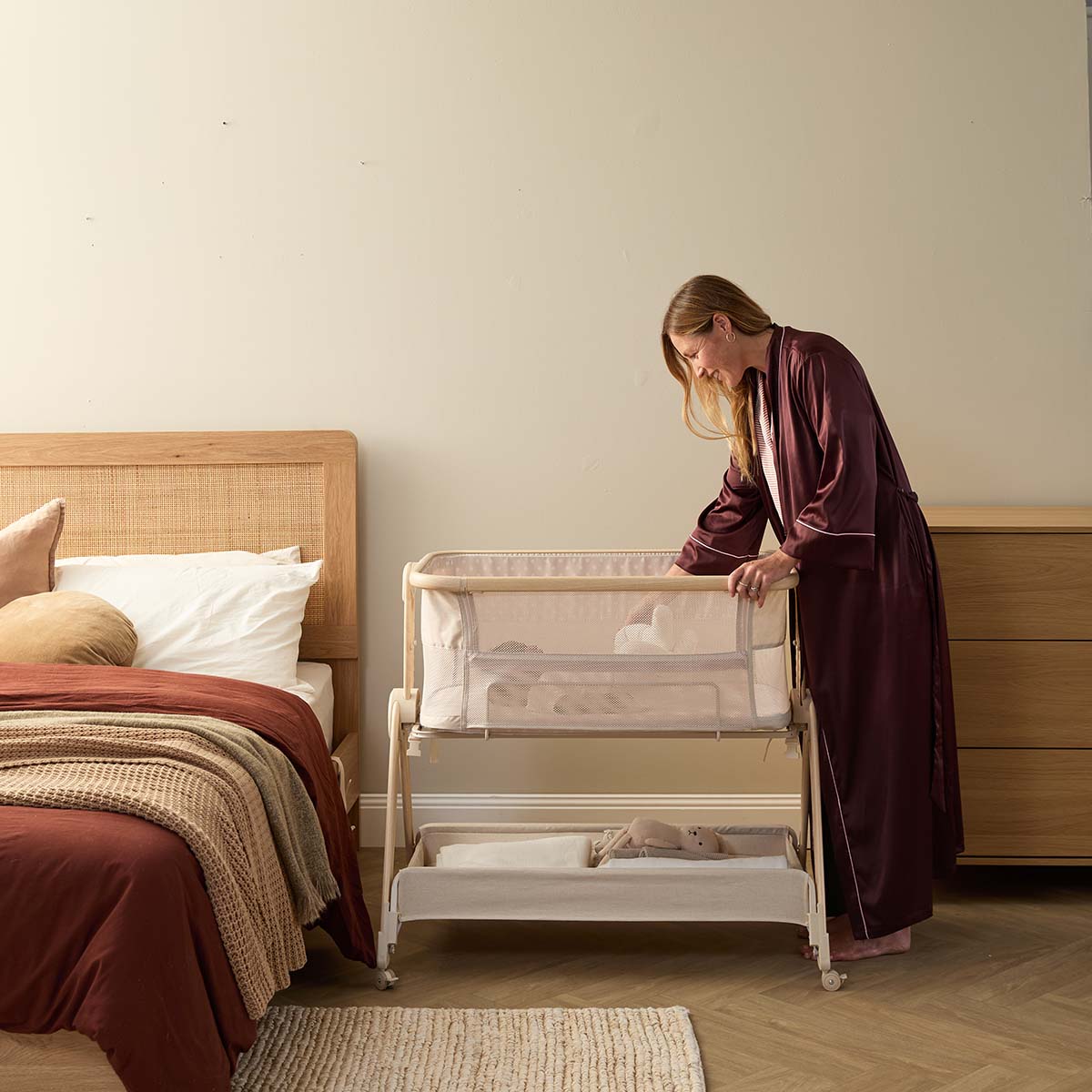 Mocka Dream Swing Co Sleeper Bassinet