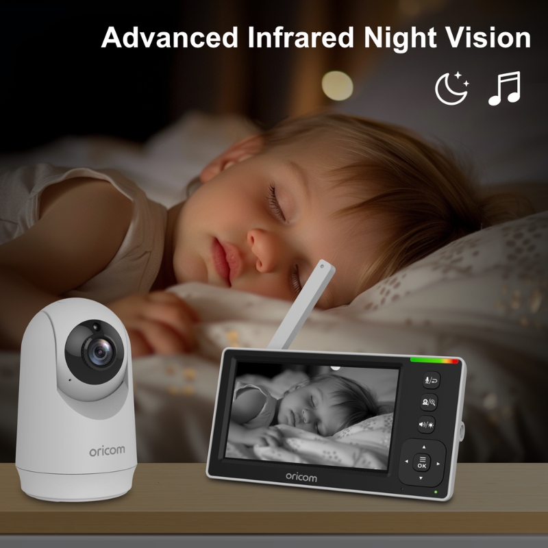 SC430 4.3″ Video Baby Monitor With Motorised Pan-Tilt Camera