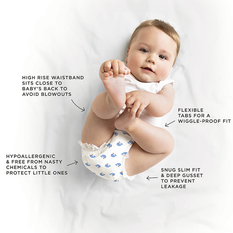 Tooshies Nappies with Organic Bamboo