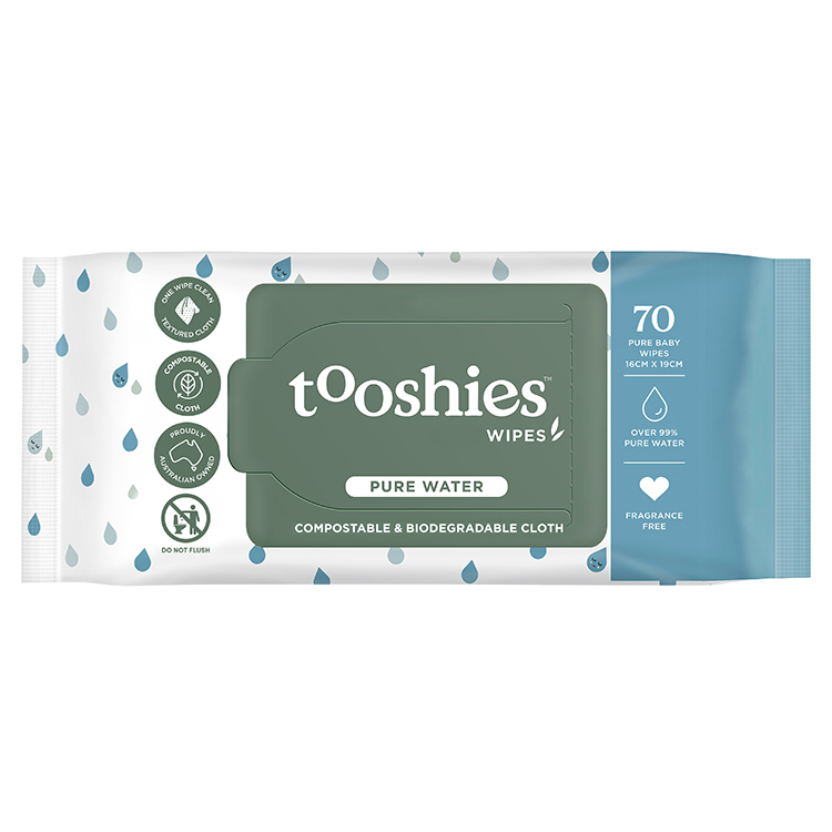 Tooshies Wipes Pure Water Baby Wipes