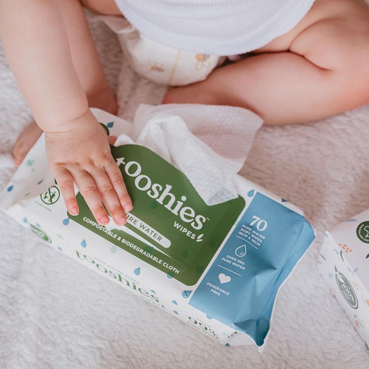 Tooshies Wipes Pure Water Baby Wipes