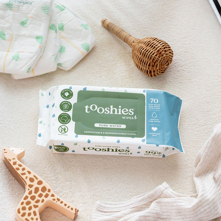 Tooshies Wipes Pure Water Baby Wipes