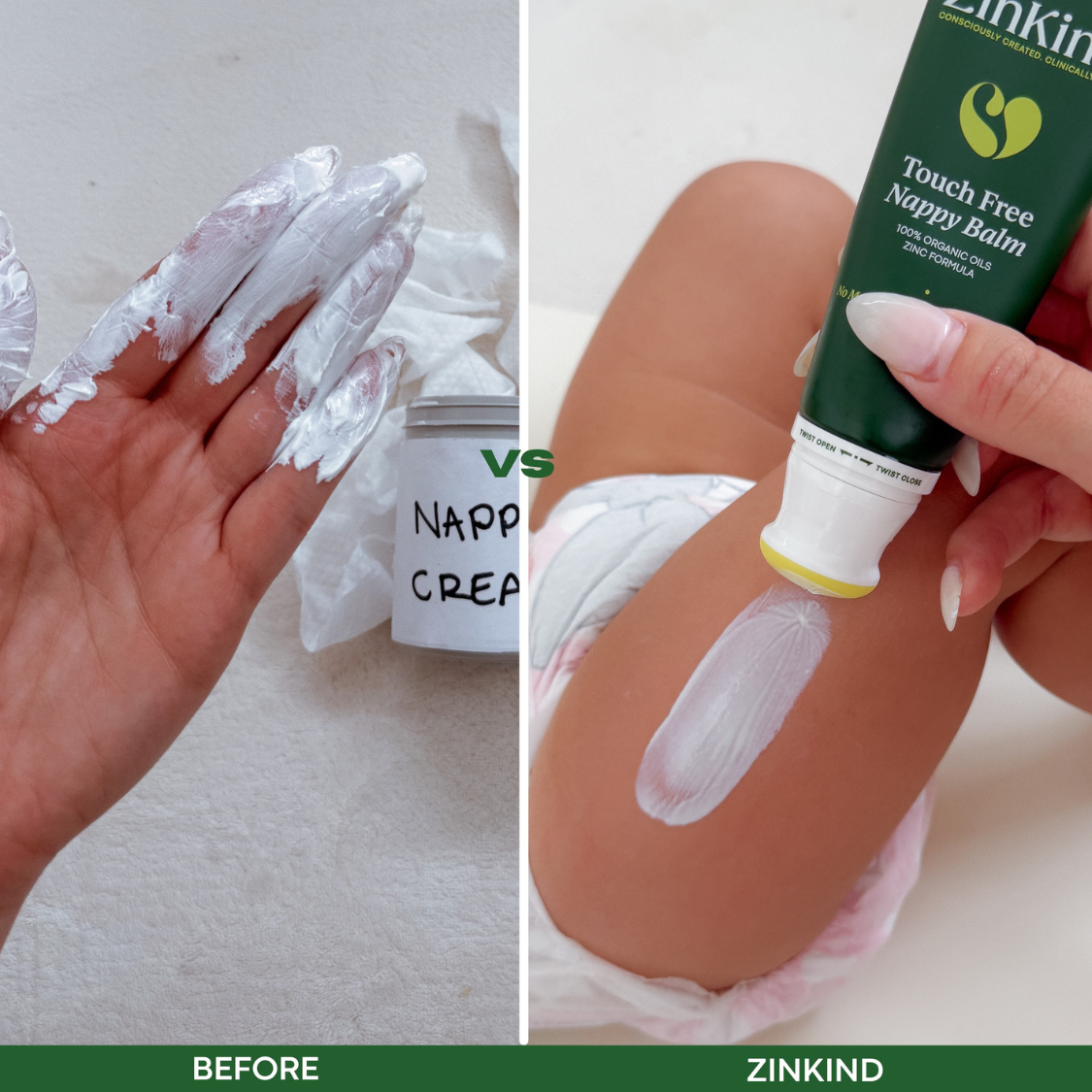 Touch-Free Nappy Balm