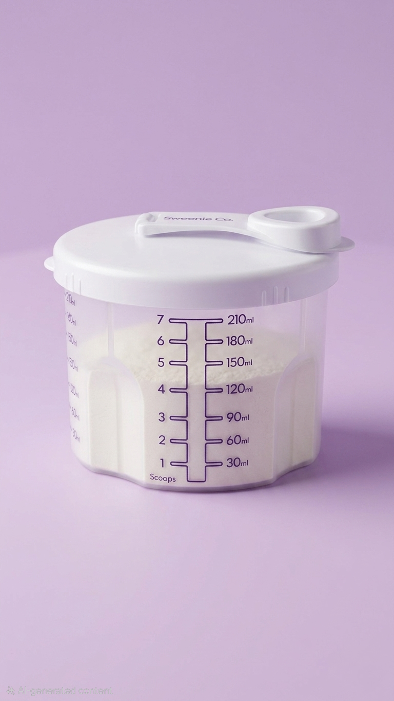 Baby Formula Dispenser with measurements