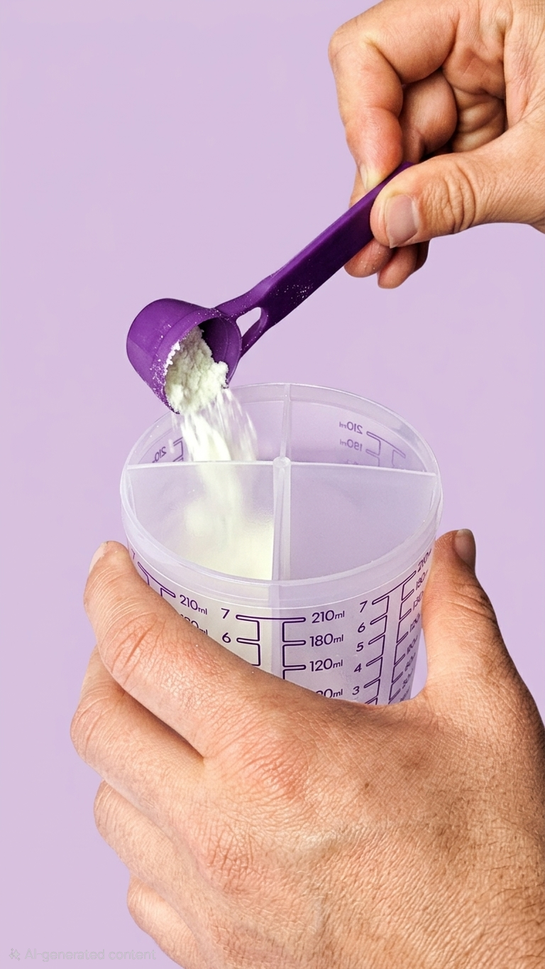 Baby Formula Dispenser with measurements