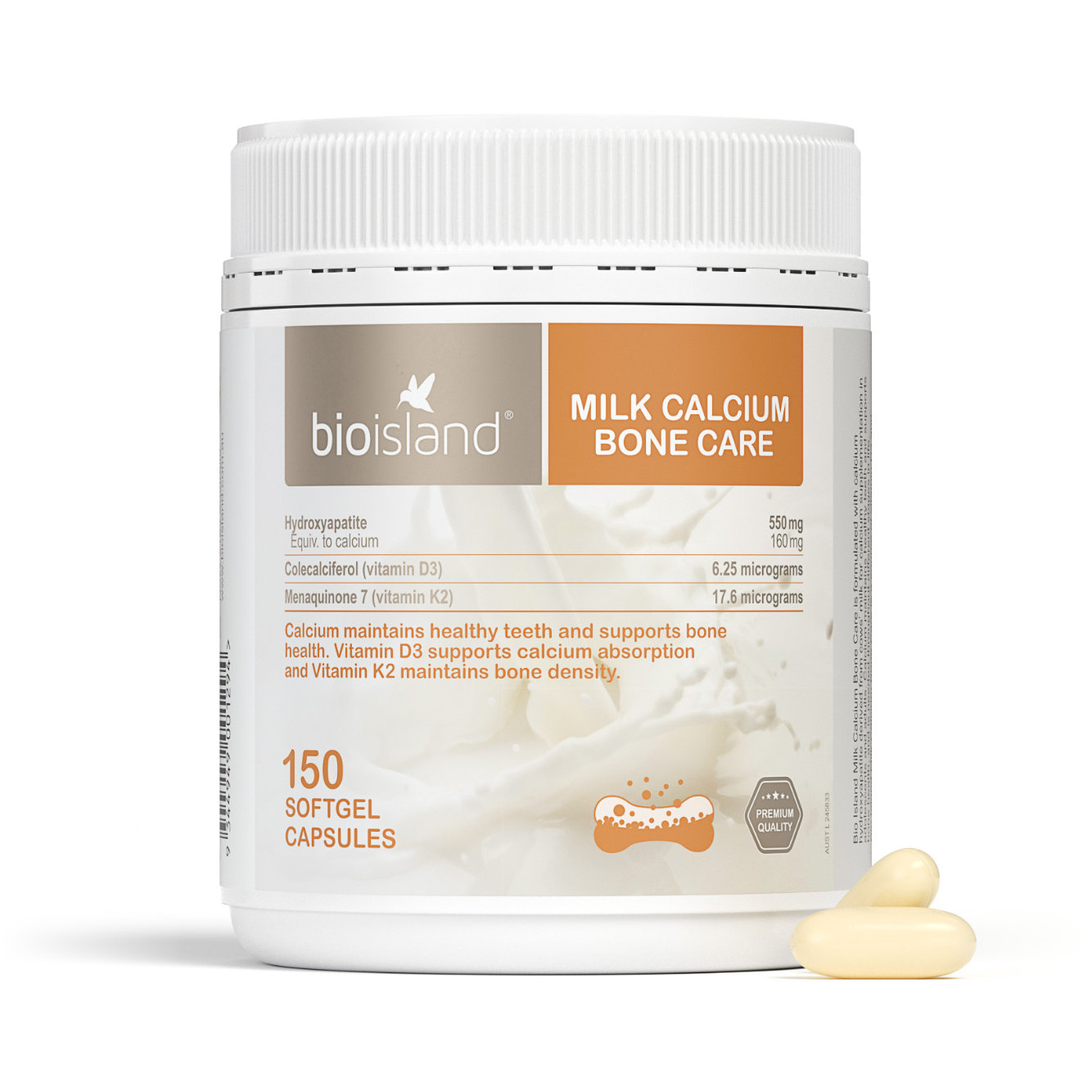 Bio Island Milk Calcium Bone Care