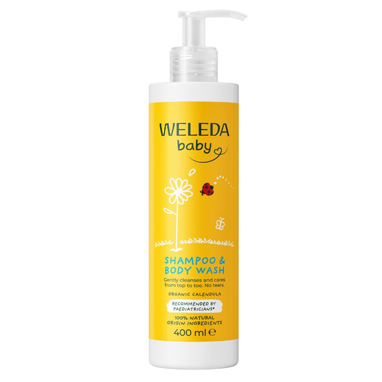 Calendula Shampoo and Body Wash, 400ml