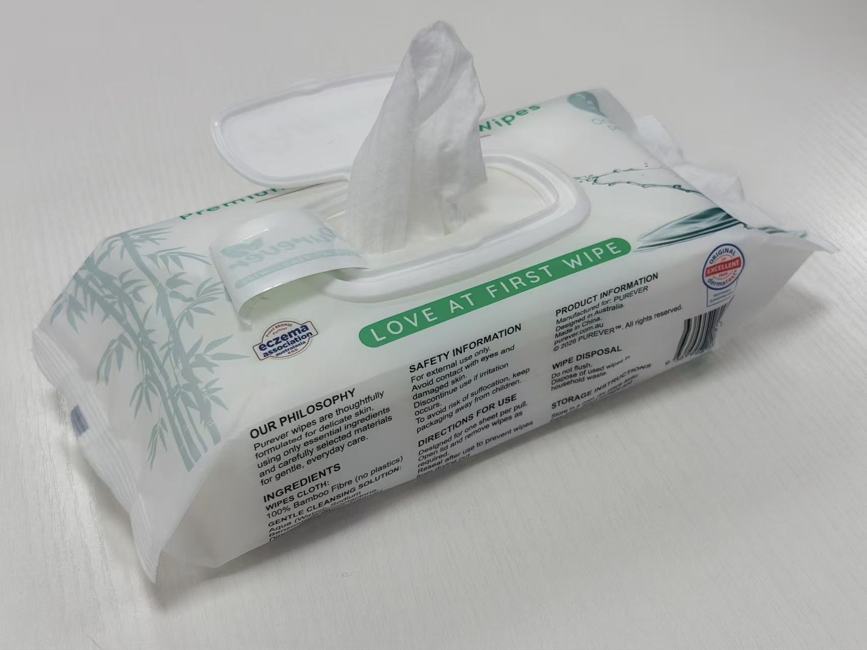 Purever™ Bamboo Baby Wipes