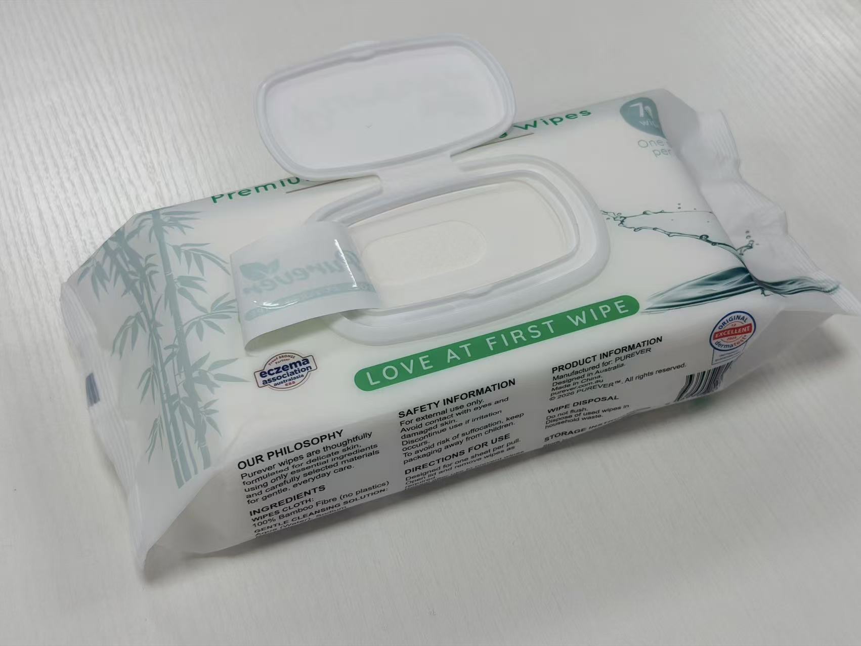 Purever™ Bamboo Baby Wipes