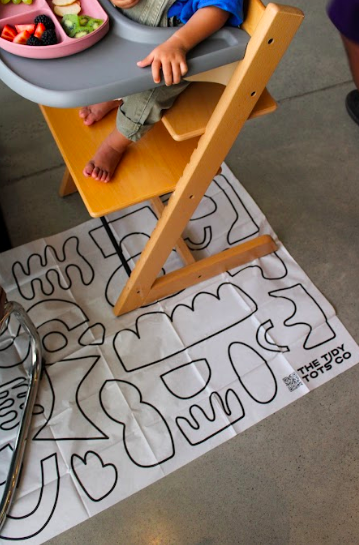 The Tidy Tots Co Mess Mat